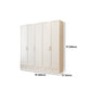 Witte garderobe kast gemeten houten garderobe armoire met lade