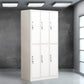 Armoire blanche moderne en métal pour armoire finale mate à la maison avec porte à charnière