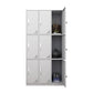 Armoire blanche moderne en métal pour armoire finale mate à la maison avec porte à charnière