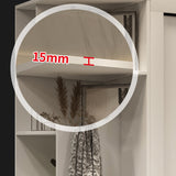 白いエンジニアリングされた木製のワードローブクローゼットベッドルーム用の現代的なワードローブ