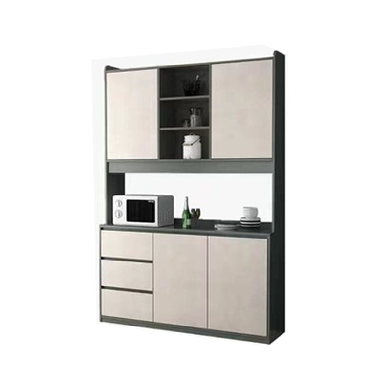 Sideboard in legno ingegnerizzato contemporaneo con porta e cassetto per la cucina