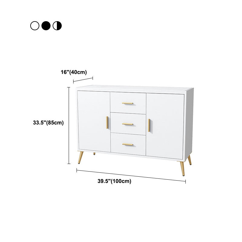 Sideboard Sideboard Glam Sideboard in pietra con porta e cassetto per la cucina