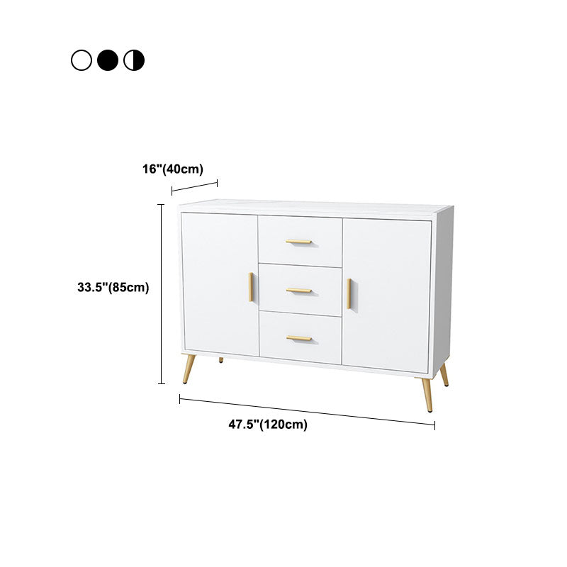 Sideboard Sideboard Glam Sideboard in pietra con porta e cassetto per la cucina