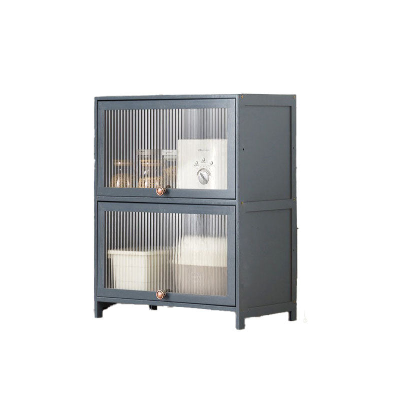 Sideboard in legno ingegnerizzato per porte della scheda laterale grigia per sala da pranzo