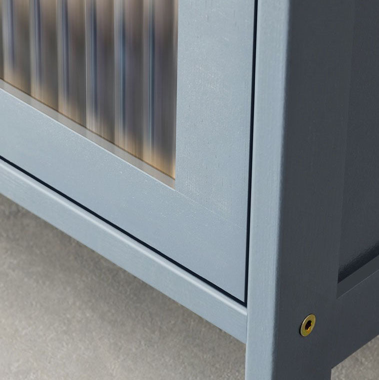 Sideboard in legno ingegnerizzato per porte della scheda laterale grigia per sala da pranzo