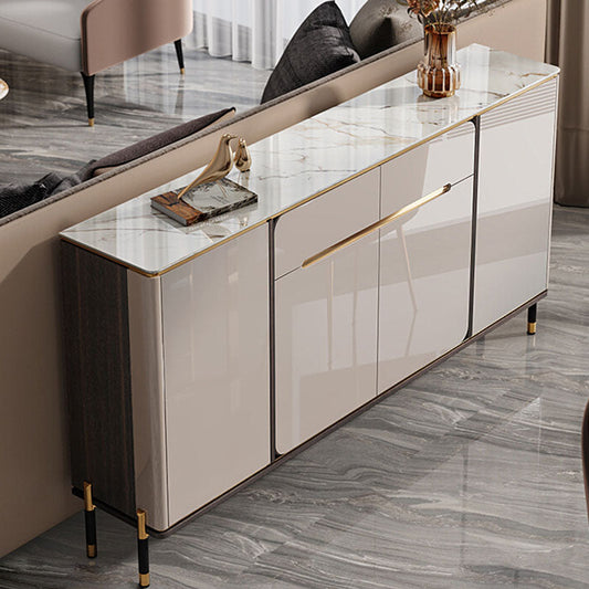 Sideboard Sideboard Sideboard in pietra glam Sideboard con porte per sala da pranzo