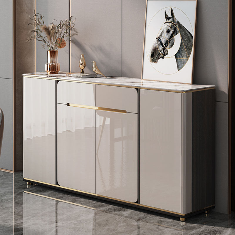 Sideboard Sideboard Sideboard in pietra glam Sideboard con porte per sala da pranzo