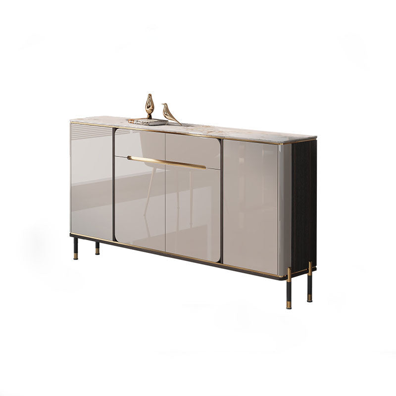 Sideboard Sideboard Sideboard in pietra glam Sideboard con porte per sala da pranzo