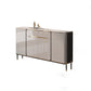 Sideboard Sideboard Sideboard in pietra glam Sideboard con porte per sala da pranzo