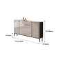 Sideboard Sideboard Sideboard in pietra glam Sideboard con porte per sala da pranzo