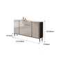 Sideboard Sideboard Sideboard in pietra glam Sideboard con porte per sala da pranzo