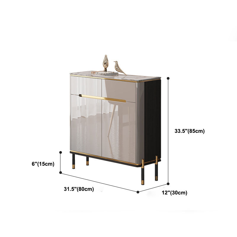 Sideboard Sideboard Sideboard in pietra glam Sideboard con porte per sala da pranzo