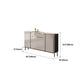 Sideboard Sideboard Sideboard in pietra glam Sideboard con porte per sala da pranzo