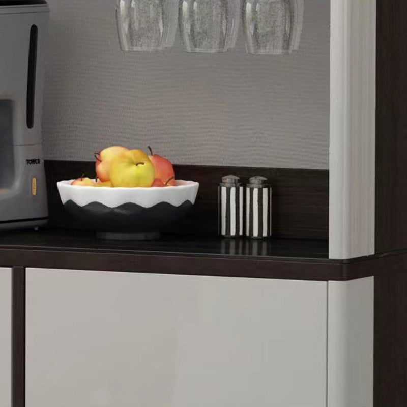 Contemporary Side Board Engineered Wood Sideboard for Kitchen Clearhalo 'buffet_sideboard' 'Buffets & Sideboards' 'furn' 'furn_buffet_sideboard' 'Furniture' 'Kitchen & Dining Furniture' 5544877