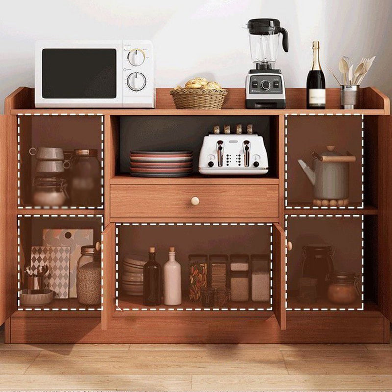 Cassetti in legno ingegnerizzati in ingegnerizzazione della scheda moderna e sideboard per la cucina