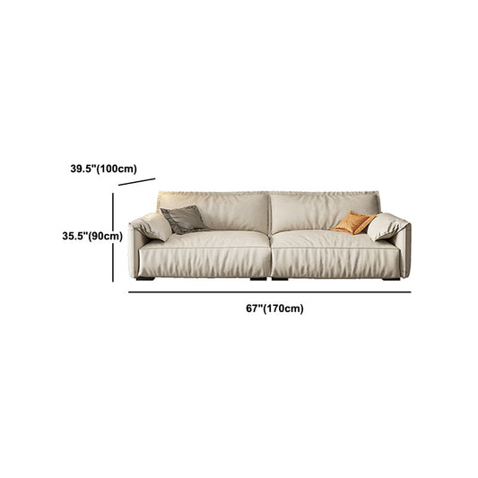 Sedute fisse resistenti al braccio top cuscino contemporanee