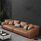 Contemporary Cushions Sloped Arm for Living Room Stationary Sofa