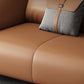 Contemporary Cushions Sloped Arm for Living Room Stationary Sofa