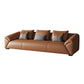 Contemporary Cushions Sloped Arm for Living Room Stationary Sofa