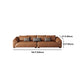 Contemporary Cushions Sloped Arm for Living Room Stationary Sofa
