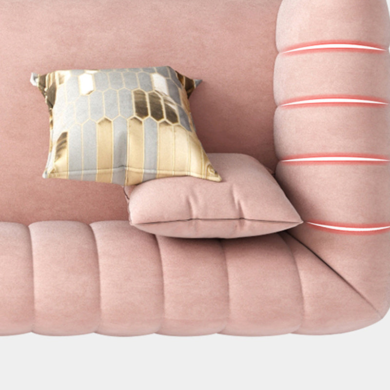 Genaaide kussen achterbank voor woonkamer 33,46 "Wide 31,5" High