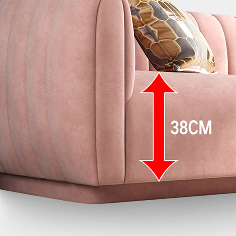 Genaaide kussen achterbank voor woonkamer 33,46 "Wide 31,5" High