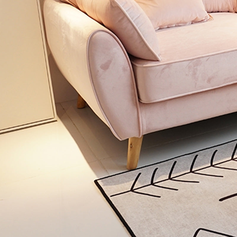 現代の房状のスプリットバック標準フレアアームセッテソファ