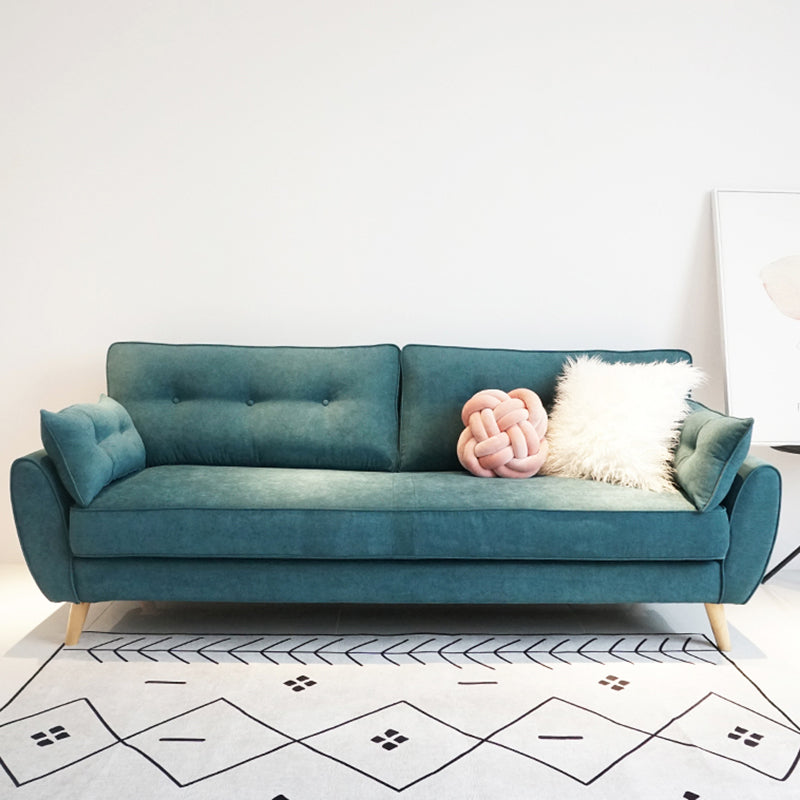 現代の房状のスプリットバック標準フレアアームセッテソファ