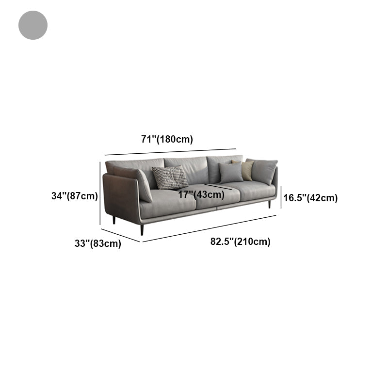Sofá estándar resistente al sofá de cuero de cuero sintético para la sala de estar para sala de estar