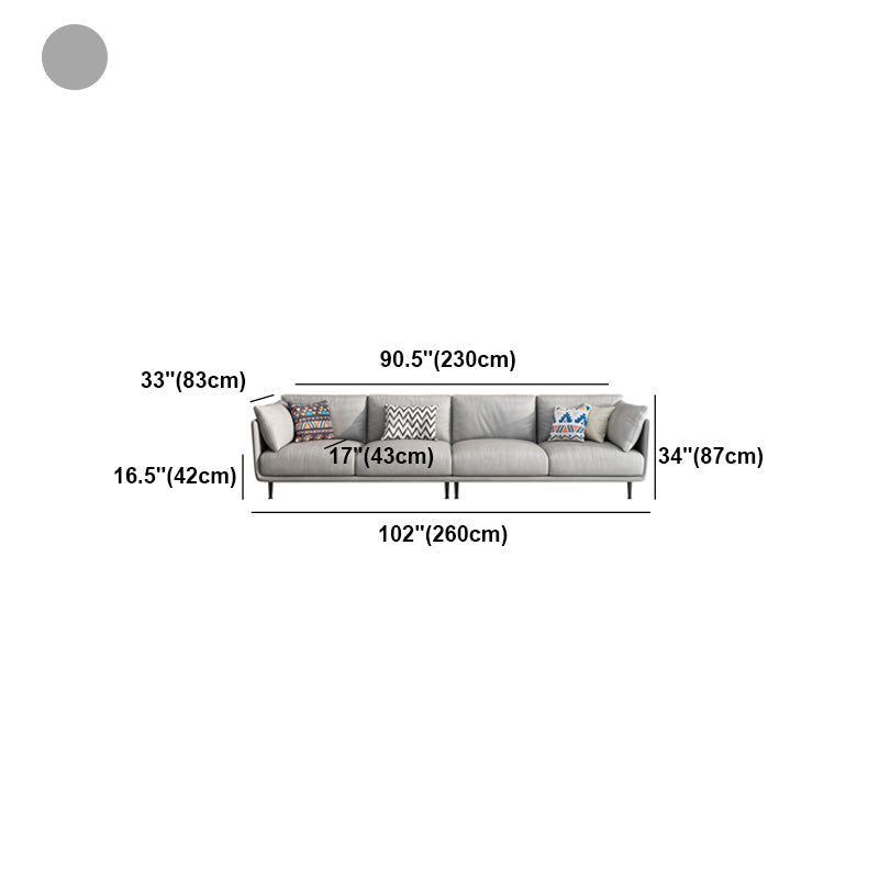 Sofá estándar resistente al sofá de cuero de cuero sintético para la sala de estar para sala de estar