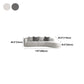 29.5"H Wool One Arm Sectionals Tight Back Scandinavian Sectionals Clearhalo 'furn' 'furn_sectionals' 'Furniture' 'Living Room Furniture' 'Sectionals' 5545822