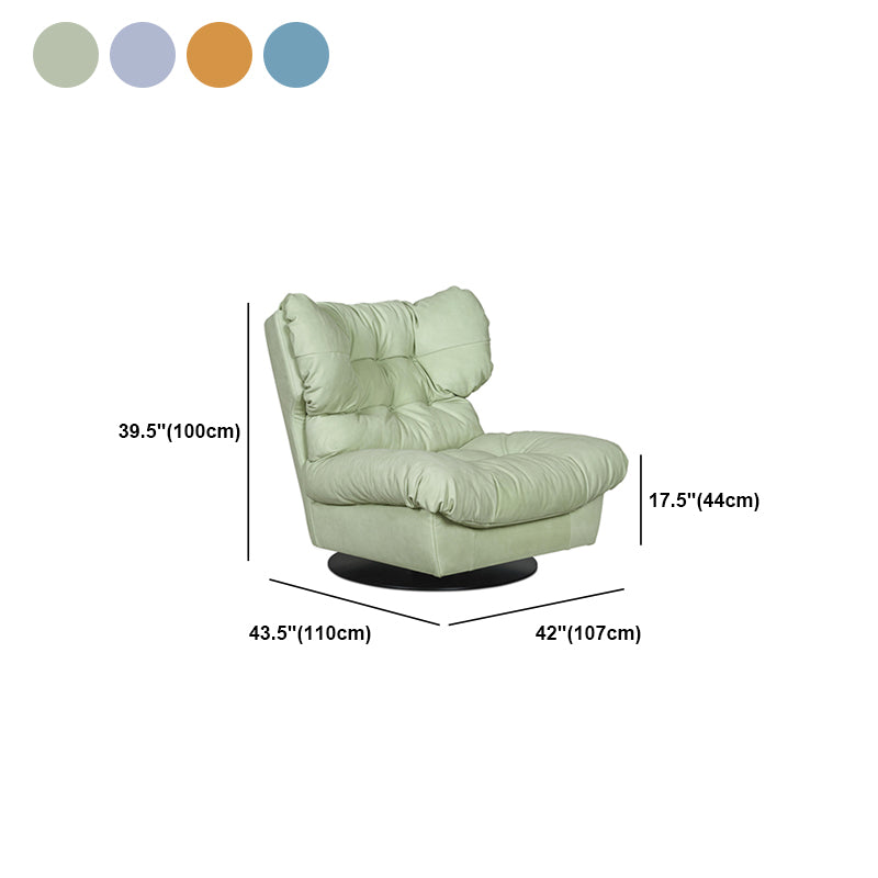 Chaise d'accent sans bras contemporain chaise d'accent arrière moderne