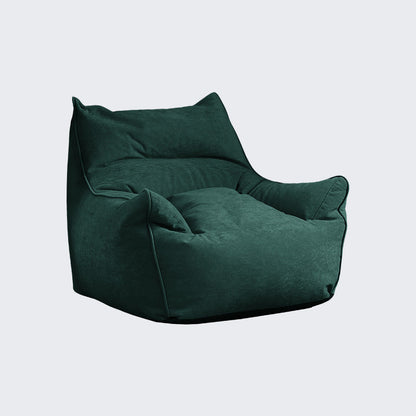 Arms Included Velvet Armchair with Sewn Pillow Back, 35.43" W √ó 39.37" L √ó 25.59" H Blackish Green Without Ottoman Clearhalo 'Accent Chairs' 'accent_chairs' 'Chairs & Seating' 'furn' 'furn_accent_chairs' 'Furniture' 'Living Room Furniture' 5546138