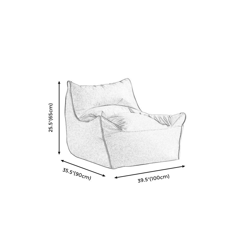 Arms Included Velvet Armchair with Sewn Pillow Back, 35.43" W √ó 39.37" L √ó 25.59" H Clearhalo 'Accent Chairs' 'accent_chairs' 'Chairs & Seating' 'furn' 'furn_accent_chairs' 'Furniture' 'Living Room Furniture' 5546151