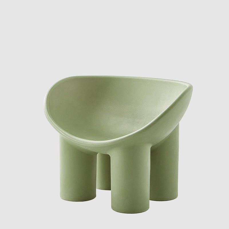 22.44" W √ó 32.68" L √ó 24.80" H Slipper Chair Armless Accent Chair with Basic Four Leg Clearhalo 'Accent Chairs' 'accent_chairs' 'Chairs & Seating' 'furn' 'furn_accent_chairs' 'Furniture' 'Living Room Furniture' 5546252