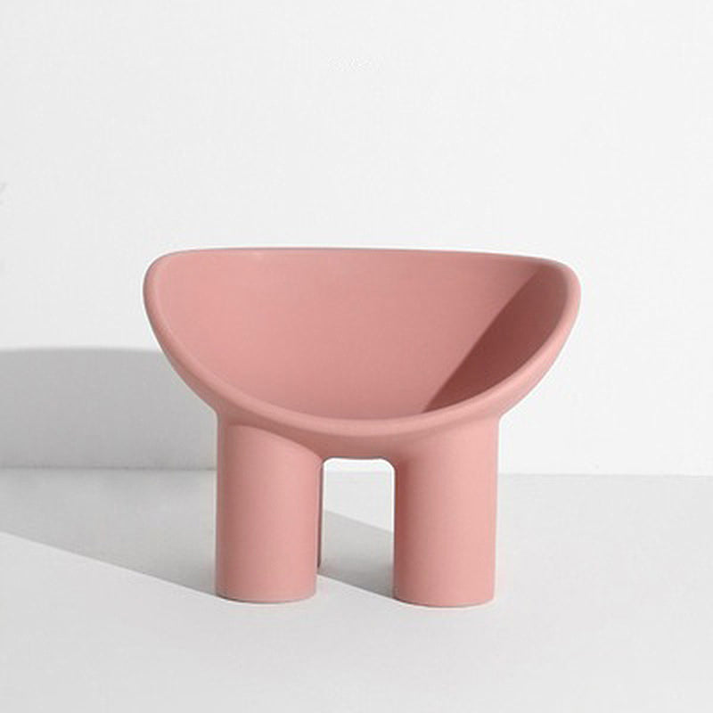 22.44" W √ó 32.68" L √ó 24.80" H Slipper Chair Armless Accent Chair with Basic Four Leg Pink Clearhalo 'Accent Chairs' 'accent_chairs' 'Chairs & Seating' 'furn' 'furn_accent_chairs' 'Furniture' 'Living Room Furniture' 5546257