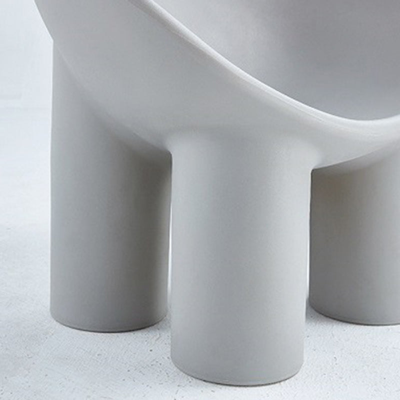 22.44" W √ó 32.68" L √ó 24.80" H Slipper Chair Armless Accent Chair with Basic Four Leg Clearhalo 'Accent Chairs' 'accent_chairs' 'Chairs & Seating' 'furn' 'furn_accent_chairs' 'Furniture' 'Living Room Furniture' 5546259