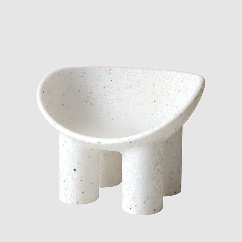 22.44" W √ó 32.68" L √ó 24.80" H Slipper Chair Armless Accent Chair with Basic Four Leg Dark Heather Gray-White Clearhalo 'Accent Chairs' 'accent_chairs' 'Chairs & Seating' 'furn' 'furn_accent_chairs' 'Furniture' 'Living Room Furniture' 5546260