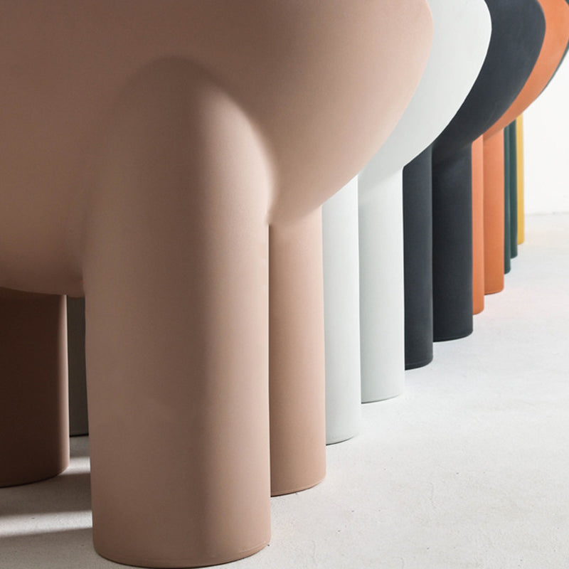 22.44" W √ó 32.68" L √ó 24.80" H Slipper Chair Armless Accent Chair with Basic Four Leg Clearhalo 'Accent Chairs' 'accent_chairs' 'Chairs & Seating' 'furn' 'furn_accent_chairs' 'Furniture' 'Living Room Furniture' 5546261