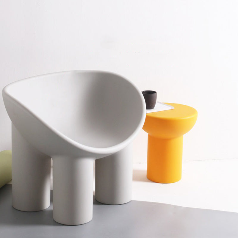 22.44" W √ó 32.68" L √ó 24.80" H Slipper Chair Armless Accent Chair with Basic Four Leg Clearhalo 'Accent Chairs' 'accent_chairs' 'Chairs & Seating' 'furn' 'furn_accent_chairs' 'Furniture' 'Living Room Furniture' 5546263