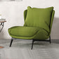 26.77"L x 26.38"W x 29.53"H Velvet Slipper Chair,Modern Armless Chair for Living Room Green Clearhalo 'Accent Chairs' 'accent_chairs' 'Chairs & Seating' 'furn' 'furn_accent_chairs' 'Furniture' 'Living Room Furniture' 5546269