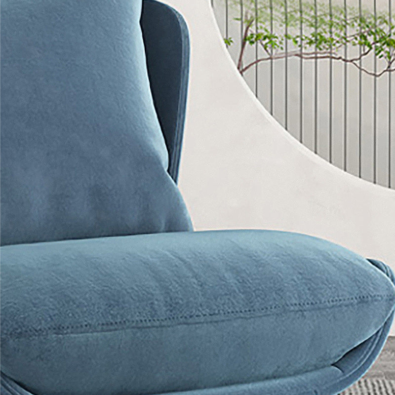 26.77"L x 26.38"W x 29.53"H Velvet Slipper Chair,Modern Armless Chair for Living Room Clearhalo 'Accent Chairs' 'accent_chairs' 'Chairs & Seating' 'furn' 'furn_accent_chairs' 'Furniture' 'Living Room Furniture' 5546274