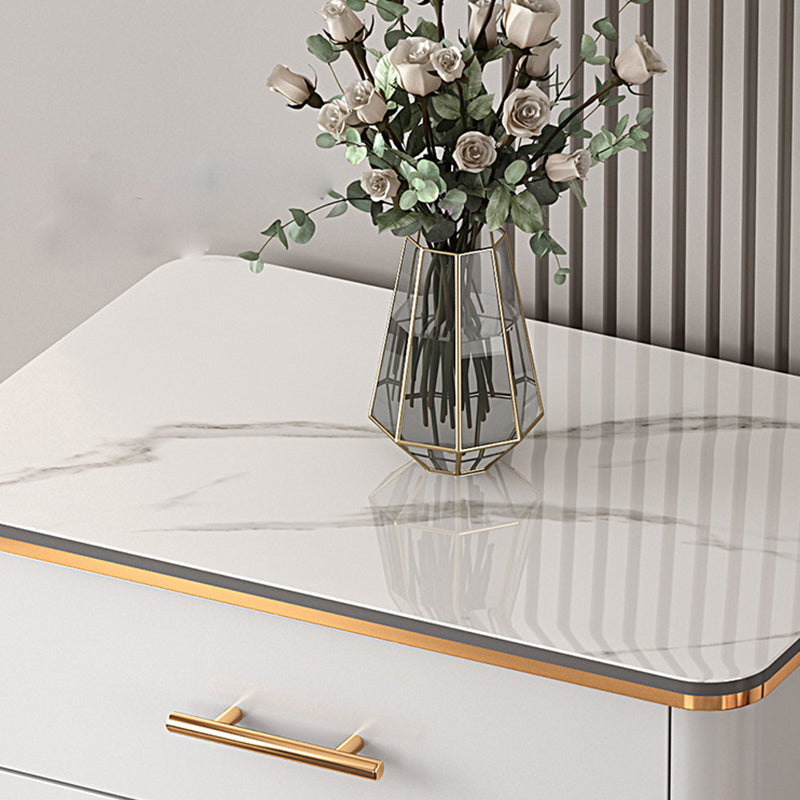 Cassa di accento di legno contemporaneo con gambe dritte 15,74 ".