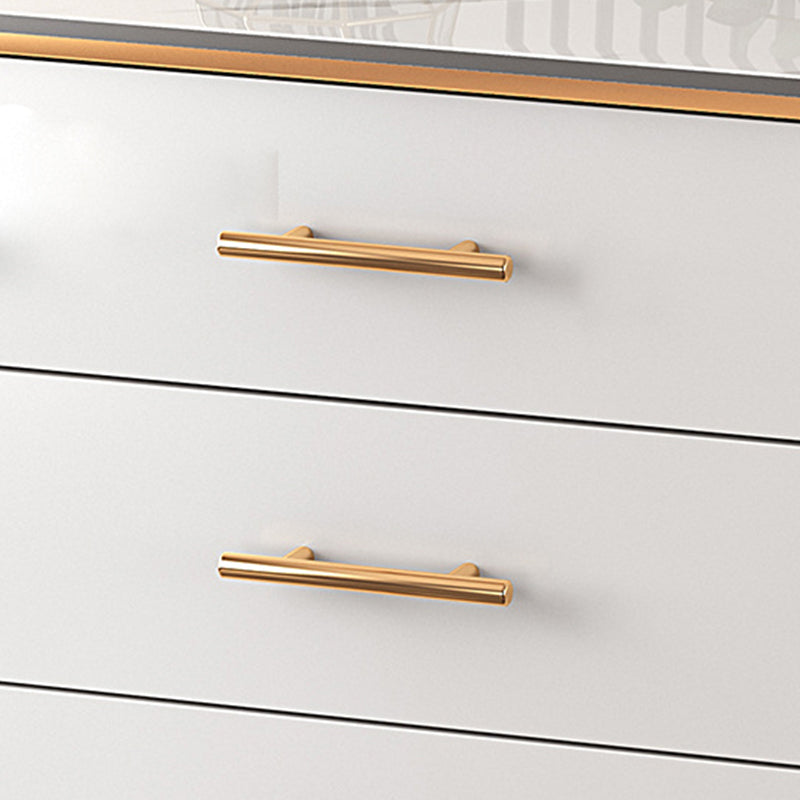 Cassa di accento di legno contemporaneo con gambe dritte 15,74 ".