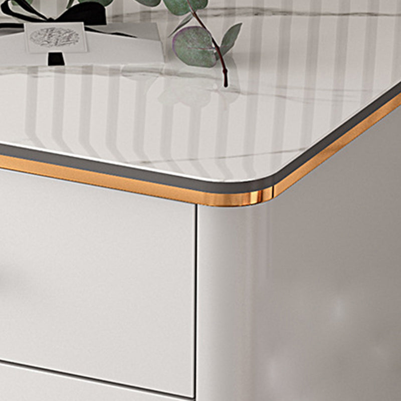 Cassa di accento di legno contemporaneo con gambe dritte 15,74 ".