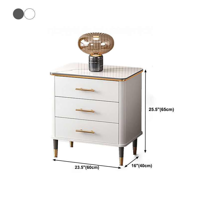 Cassa di accento di legno contemporaneo con gambe dritte 15,74 ".