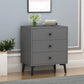 Modern Accent Chest with Soft Close Drawers Scratch Resistant Accent Cabinet