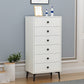 Modern Accent Chest with Soft Close Drawers Scratch Resistant Accent Cabinet