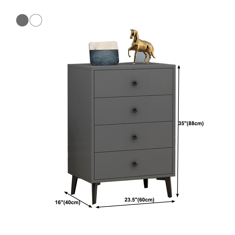 Modern Accent Chest with Soft Close Drawers Scratch Resistant Accent Cabinet