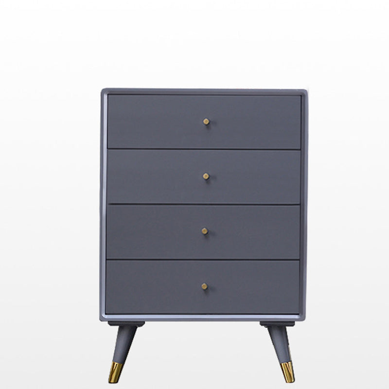 15.74" Wide Solid Wood Accent Chest with Drawer Contemporary Side Cabinet 23"L x 16"W x 35"H Grey Clearhalo 'Cabinets & Chests' 'cabinets_chests' 'furn' 'furn_cabinets_chests' 'Furniture' 'Living Room Furniture' 5550646